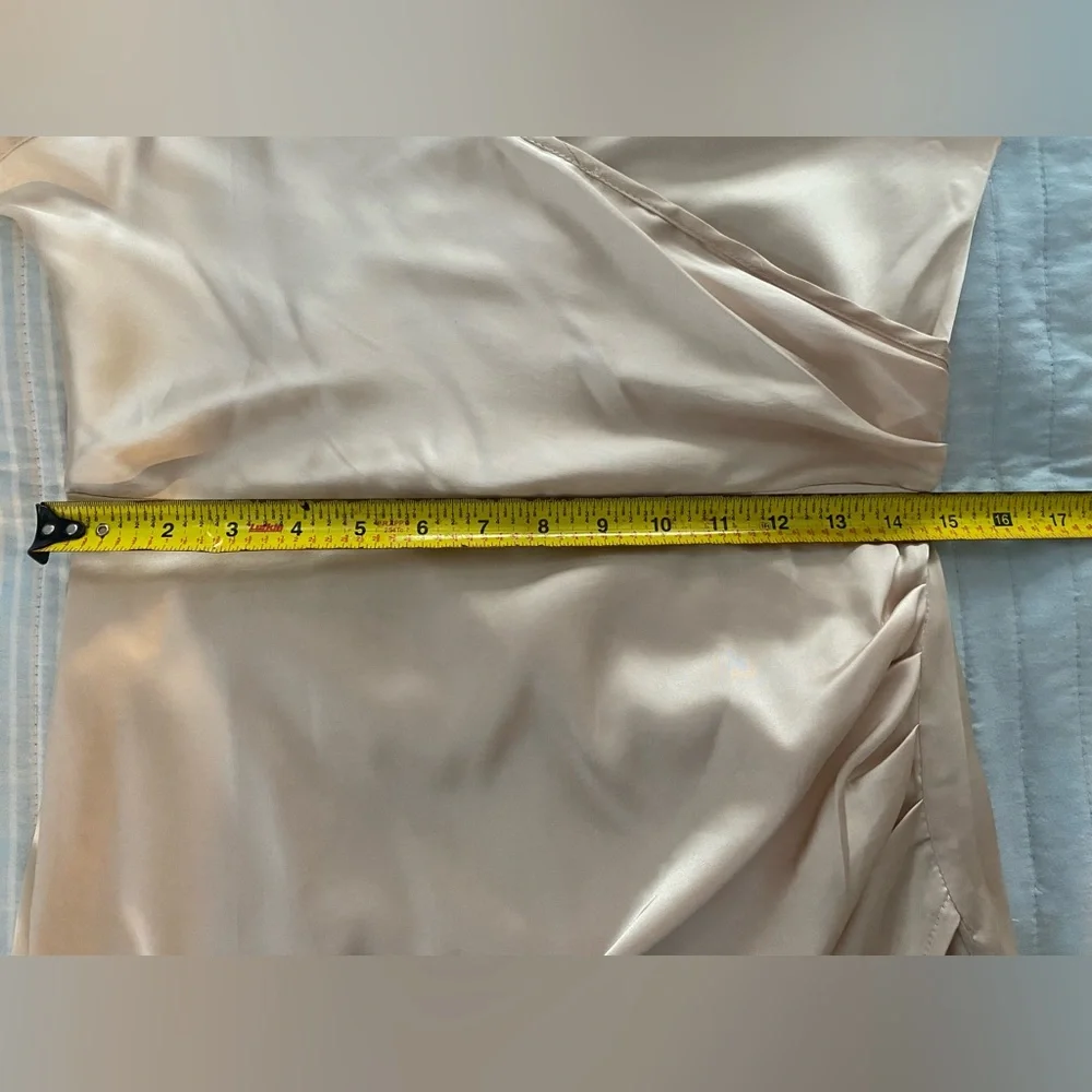 SHEIN champagne satin cami dress NWOT - Picture 12 of 12
